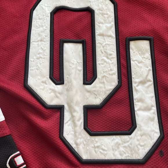 Colosseum OU Hockey Jersey Red Black White - Picture 2 of 4